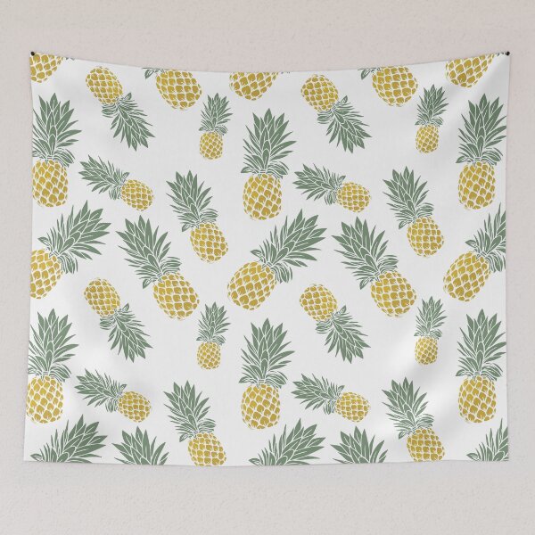 Item preview, Golden Pineapple Pattern designed and sold by Quoppidou.