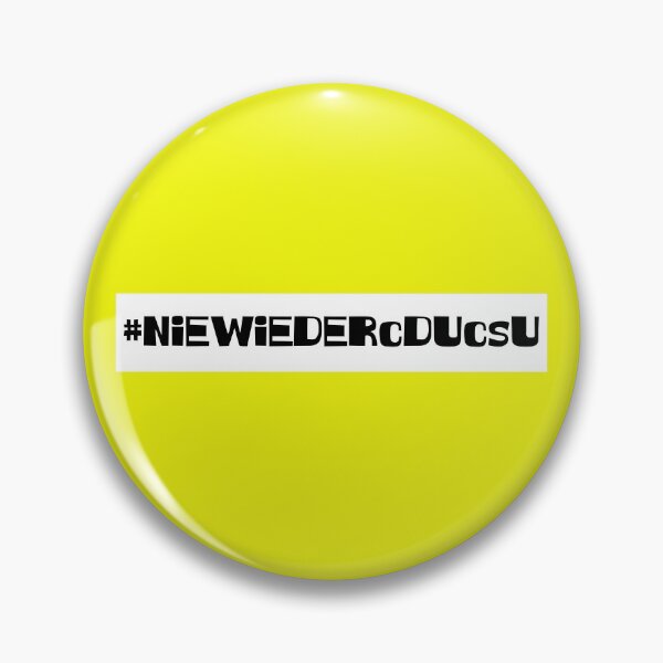 Artikelvorschau, Nie wieder cDU csU (schwarze Schrift auf weissem Grund) entworfen und verkauft von Rainer Kristuf.