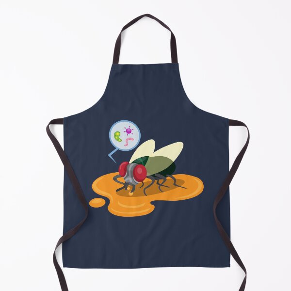 Item preview, Red Eyed Fly With Bacteria Eating Something designed and sold by Chubuter.