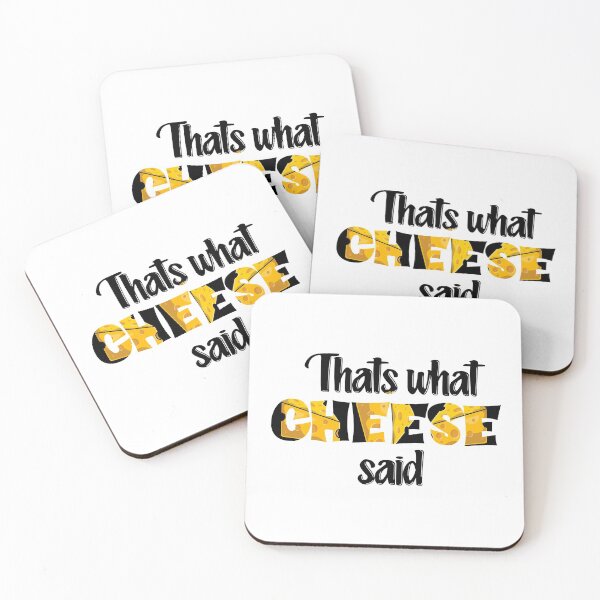 Item preview, Thats what Cheese said Sticker, T-shirts, Throw Blanket and many more designed and sold by hellonitish.