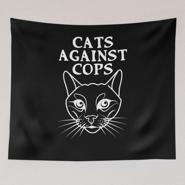 Item preview, Cats against cops for the ACAB activist designed and sold by incurablehippie.