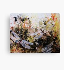 Rainforest And Dragonfly Canvas Print Rainforest And Dragonfly Canvas Print
