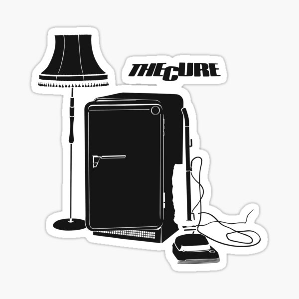 The Cure Three Imaginary Boys weiß Sticker
