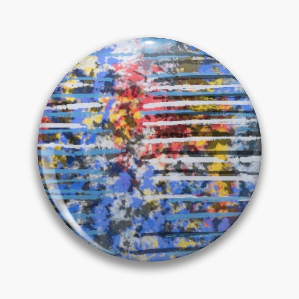 Item preview, Blue and Yellow Abstract with Pink Accents designed and sold by Jessielee72.