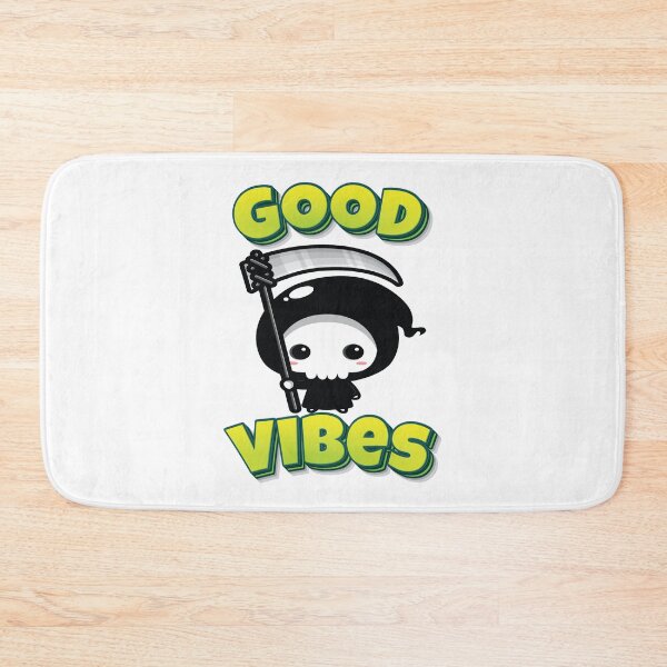 Item preview, Good Vibes Grim Reaper Kawaii Cute Adorable designed and sold by GoodVibesWX9.