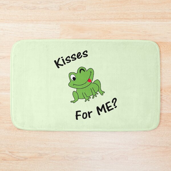 Item preview, Kisses For Me? Funny Green Frog designed and sold by Bennymp.