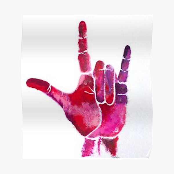 Sign Language Posters Redbubble