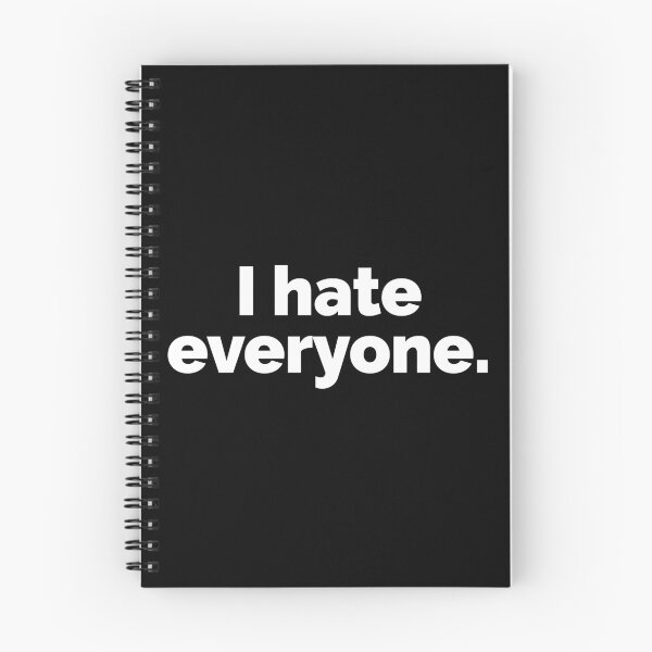 Item preview, I hate everyone designed and sold by 23mangoes.
