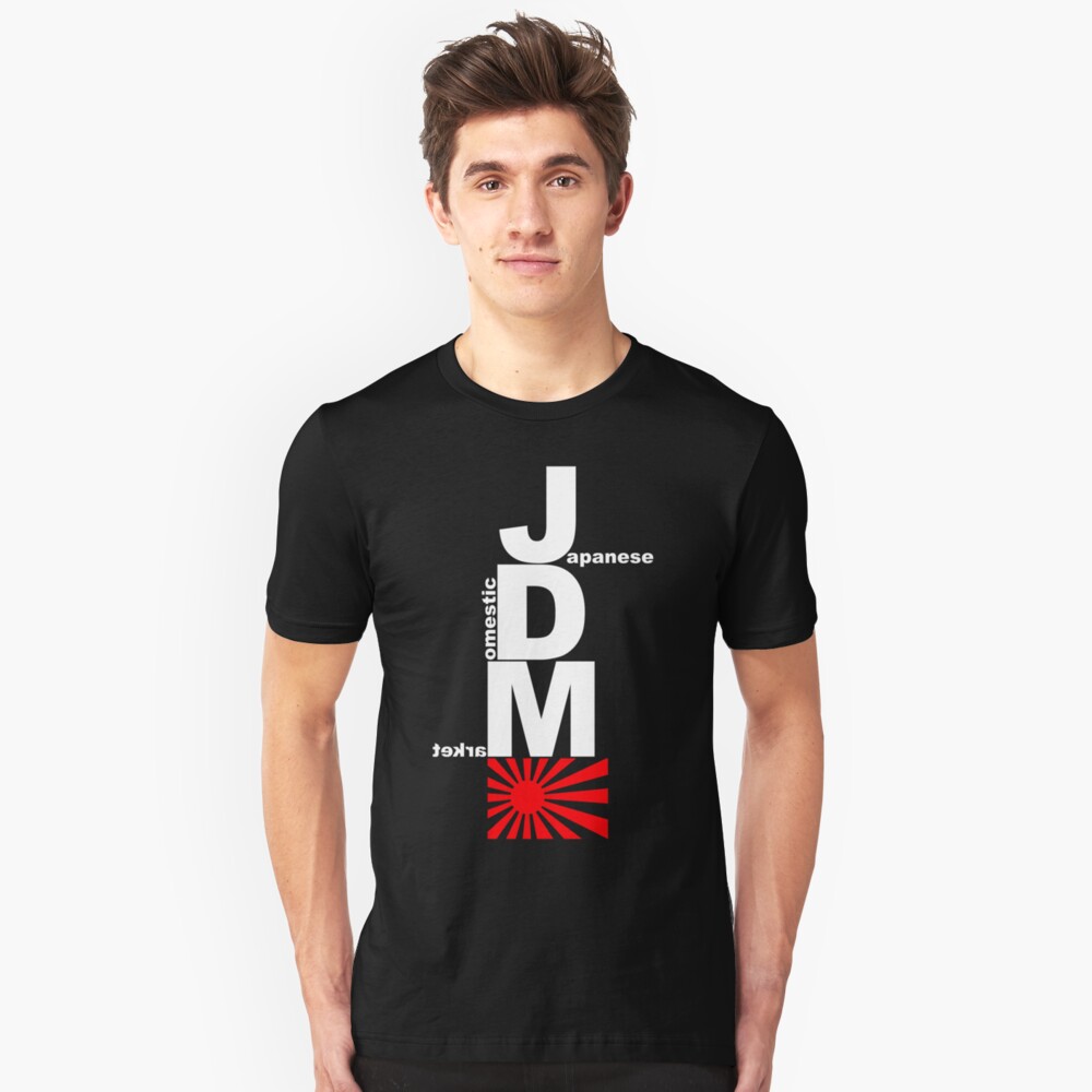 JDM Rising Sun (1) Camiseta ajustada