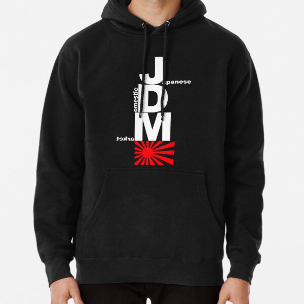 Black/Red 'Sun' Hoodie