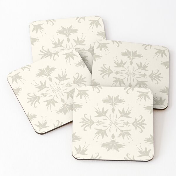 Item preview,  Dainty Platinum Flower Pattern designed and sold by ViewerEqualsPhoton.