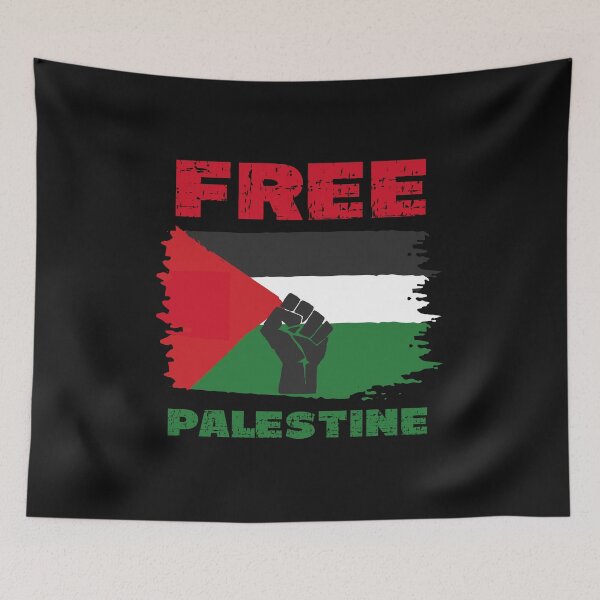 Item preview, Free Palestine Flag Gaza Arabic Peace Human Rights designed and sold by PIODesign.
