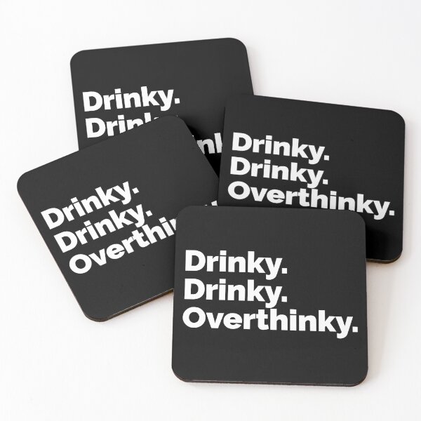 Artikelvorschau, Drinky drinky overthinky entworfen und verkauft von 23mangoes.