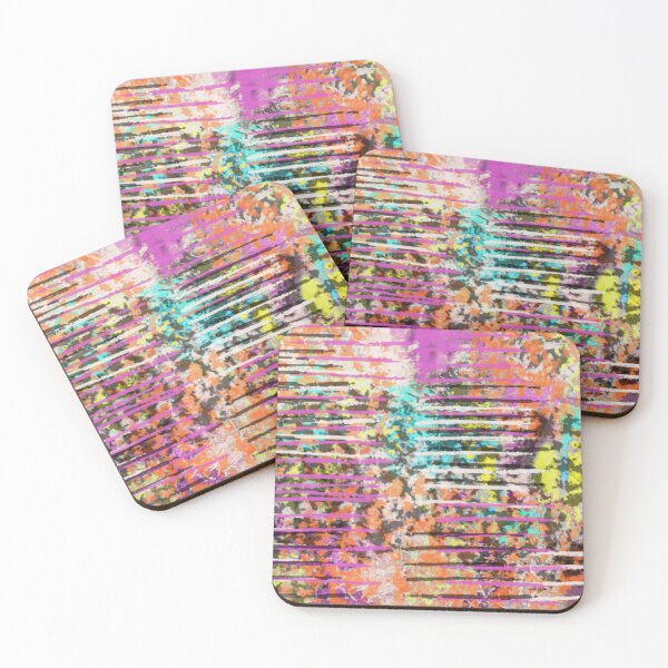 Item preview, Purple, Orange, and Yellow Abstract with Aqua Textures designed and sold by Jessielee72.