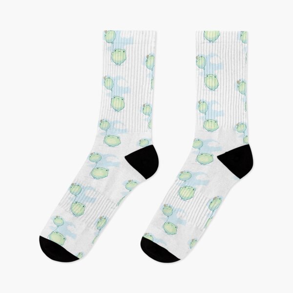 Item preview, Cute Green frog with Froggy Balloon designed and sold by zoecrossett.