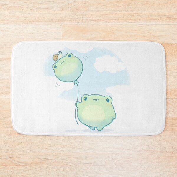Item preview, Cute Green frog with Froggy Balloon designed and sold by zoecrossett.