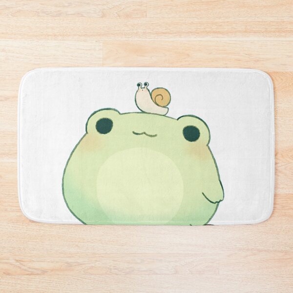 Item preview, Cute Green frog with Snail and Ladybug designed and sold by zoecrossett.