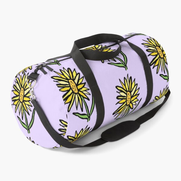 Sunflower illustration Duffle Bag