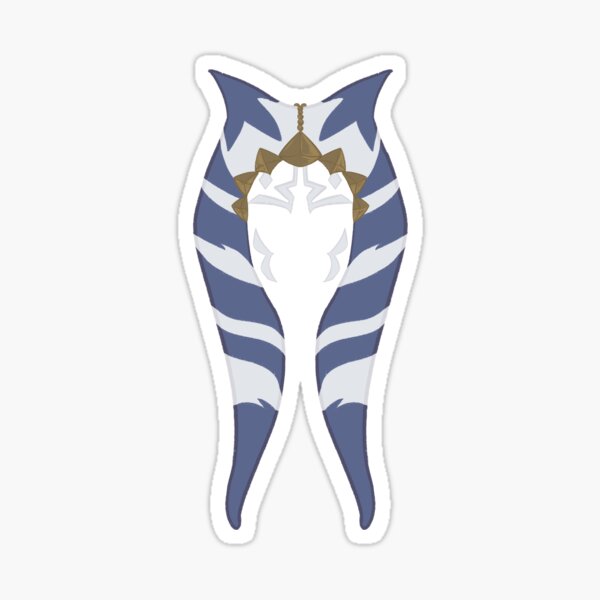 ahsoka outline Sticker