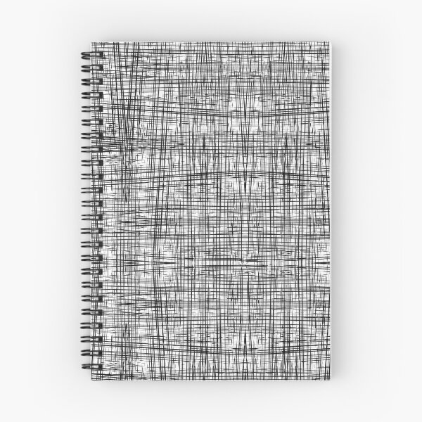 Item preview, Black Scattered Checkered Abstract Modern Geometric Lines Pattern  designed and sold by Sohee Jin.