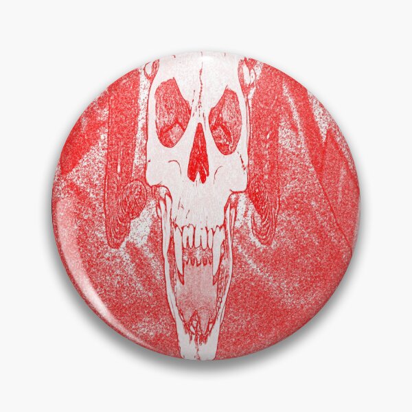Item preview, Demon Skull of Penetrating Darkness Version 3 designed and sold by Black-and-Red.