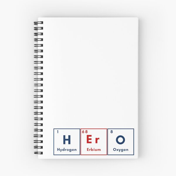 Item preview, H Er O - Hero with Chemistry designed and sold by SaamyaTyagi.