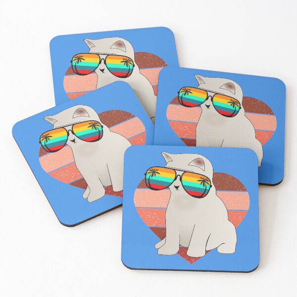 Item preview, CATS WEARING SUNGLASSES (SUNSET EDITION) designed and sold by UnboundFull.