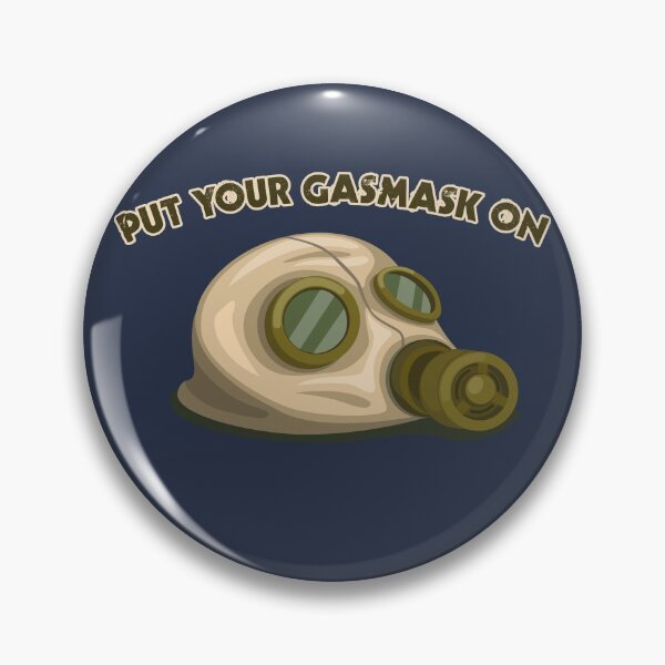 Item preview, Put Your Gasmask On - Beige Vintage Gasmask designed and sold by Chubuter.