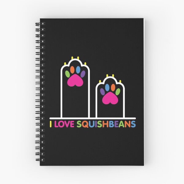 Item preview, Colorful I Love Squishbeans Cat Paws designed and sold by KittyCotton.