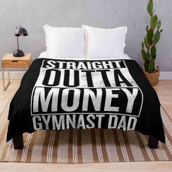 Item preview, Straight Outta Money Gymnast Dad Shirt designed and sold by HammonArt.