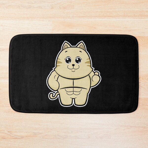 Item preview, Cat Bodybuilder Bodybuilding Sports designed and sold by Snabdesign84.