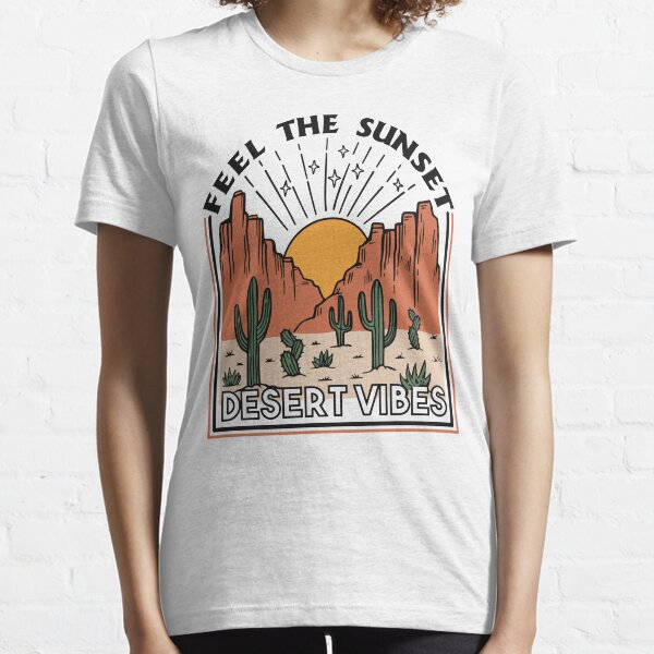 Desert Vibes Retro Essential T-Shirt