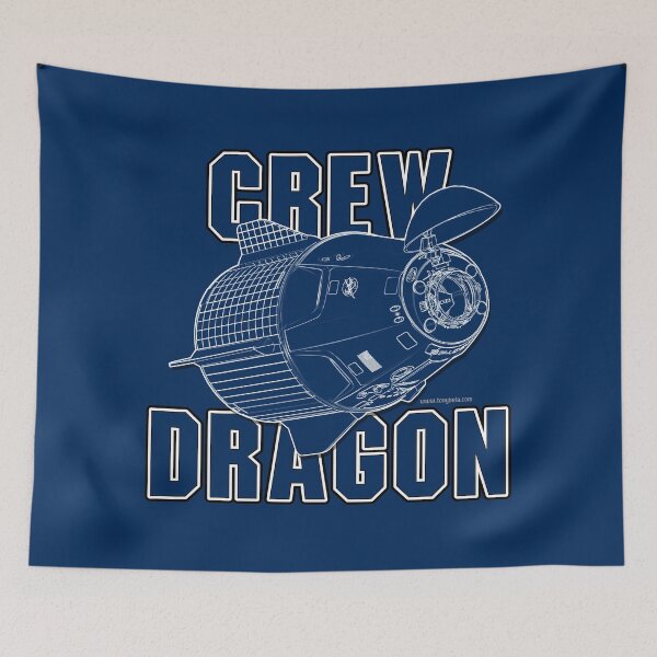 Item preview, SpaceX Crew Dragon blueprint designed and sold by Tony  Bela.