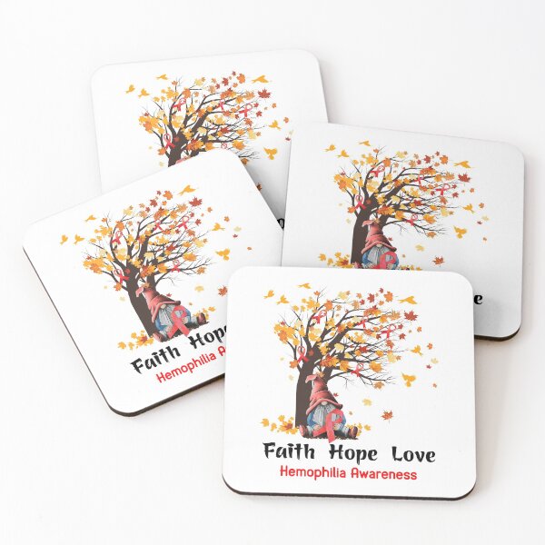 Item preview, Hemophilia Awareness Faith Hope Love designed and sold by GennieShop.
