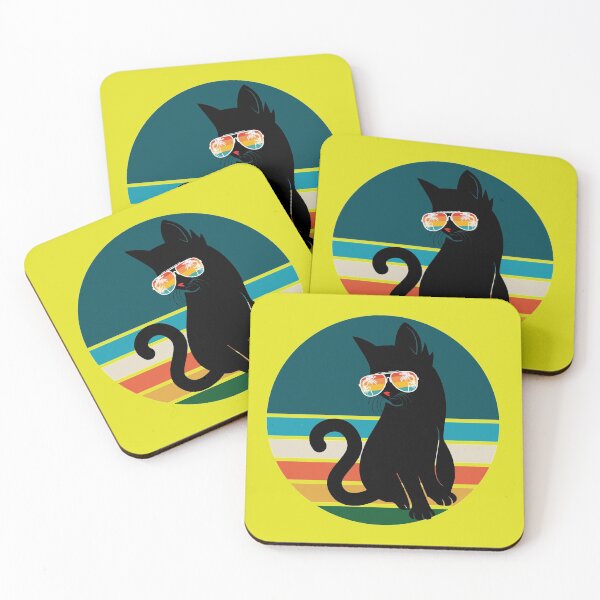 Item preview, CATS WEARING SUNGLASSES (SUNSET EDITION) designed and sold by UnboundFull.