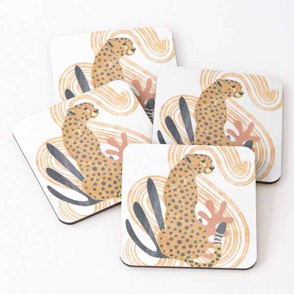 Item preview, Leopard Abstract drawing designed and sold by SouthPrints.