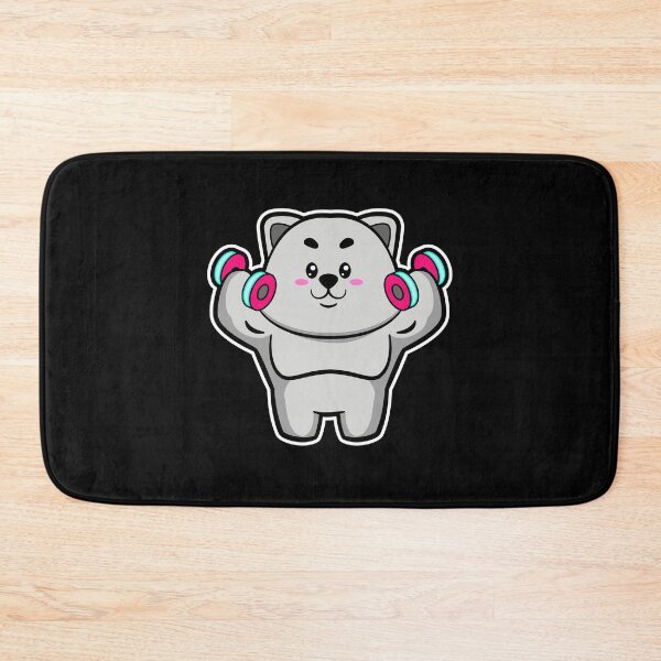 Item preview, Cat Bodybuilder Dumbbells Bodybuilding designed and sold by Snabdesign84.