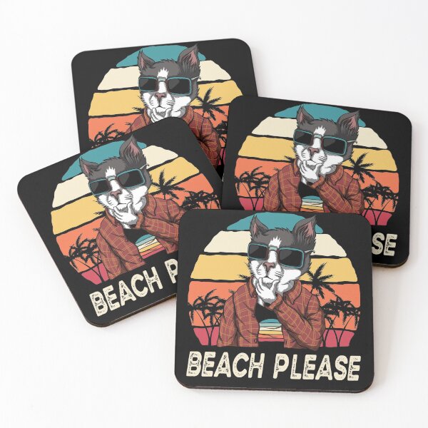 Item preview, Beach Please Cat Wearing Sunglasses Vintage Retro designed and sold by retrodesigner14.