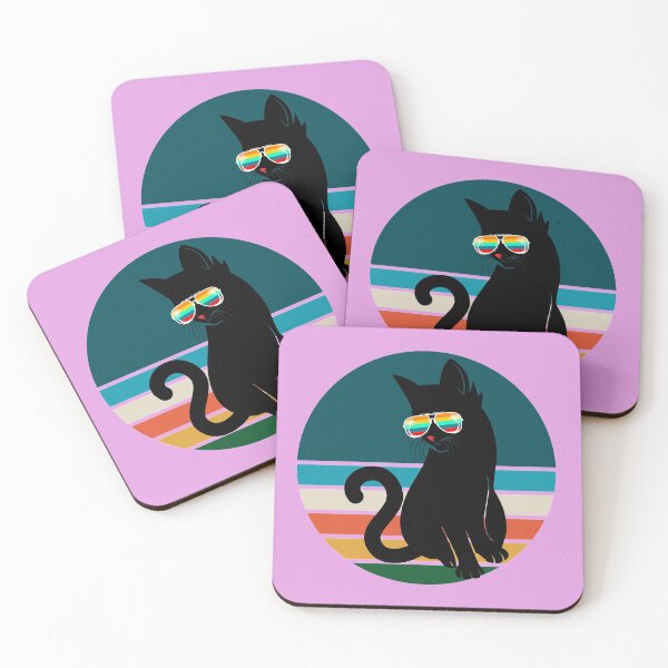 Item preview, CATS WEARING SUNGLASSES (SUNSET EDITION) designed and sold by UnboundFull.