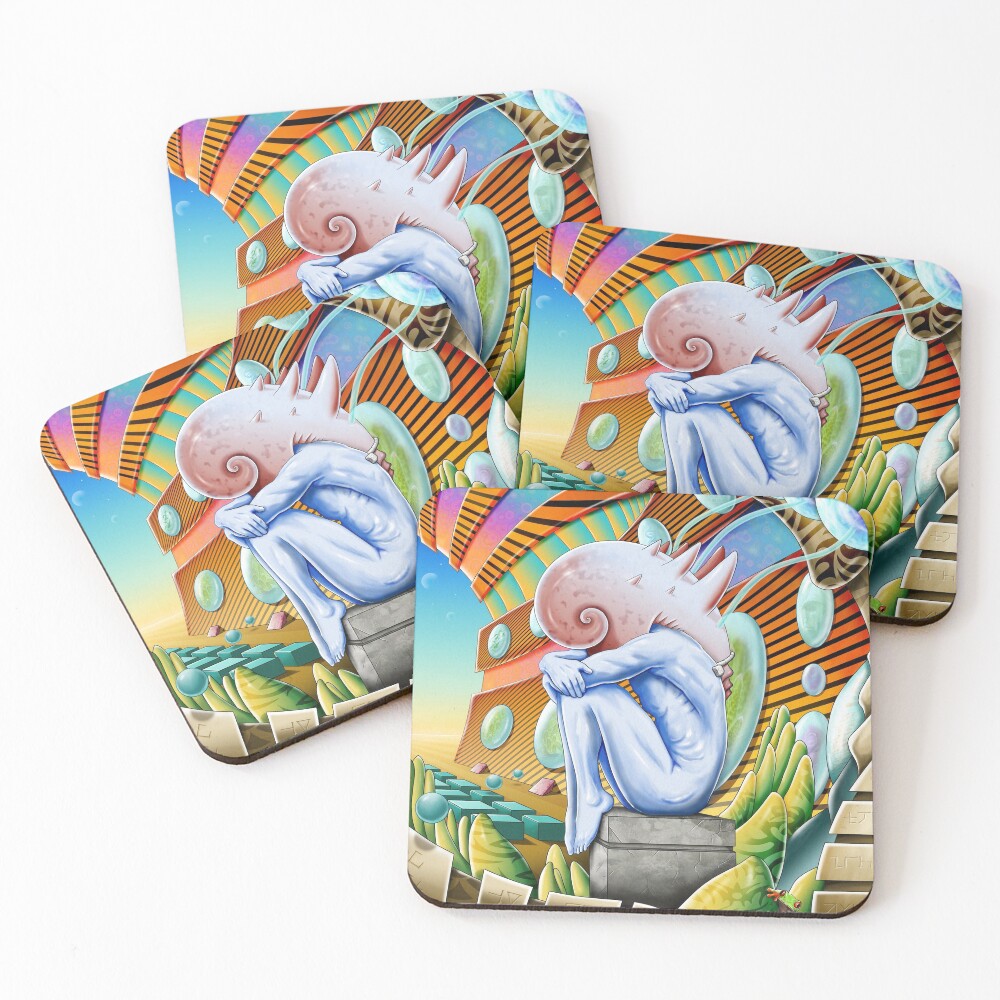 Item preview, Coasters (Set of 4) designed and sold by KOALACID.