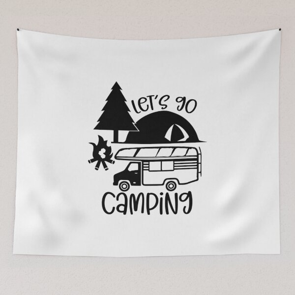 Item preview,  let's go camping - Funny camping designed and sold by zahra369der.