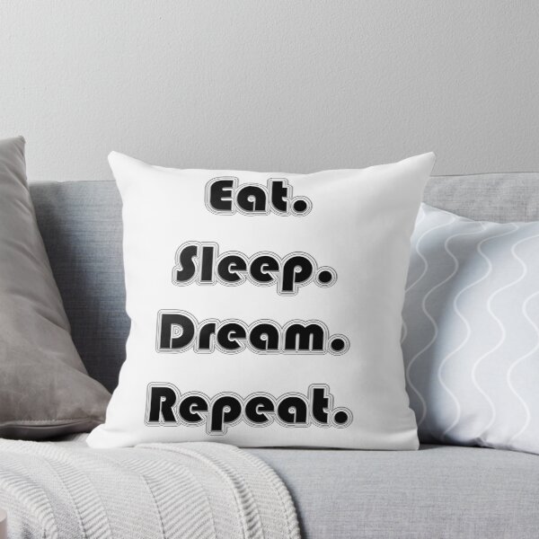 Item preview,  Inspirational text "Eat. Sleep.Dream.Repeat" on the white background designed and sold by IraNiva.