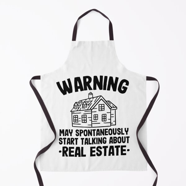 Item preview, Warning May Talk About Real Estate Agent Realtor Funny Gift designed and sold by Stronzi.