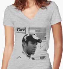 Cav. Women's Fitted V-Neck T-Shirt
