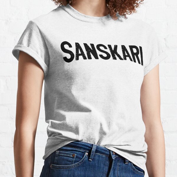 Sanskari t shirt girl Clearance