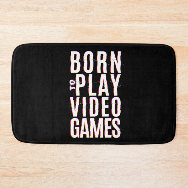 Item preview, Born to play video games designed and sold by Hoetoons.