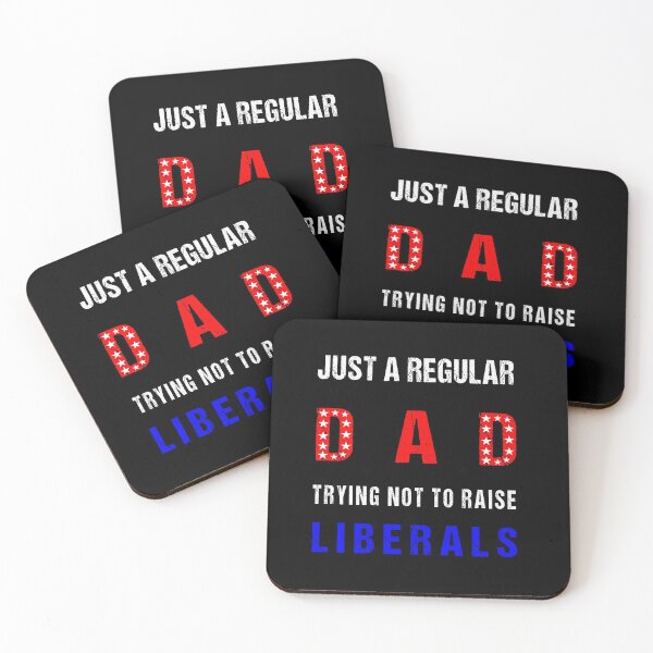 Item preview, America Flag Just a Regular Dad Trying Not To Raise Liberals 4th of July Father's Day Shirts designed and sold by midodesign20.