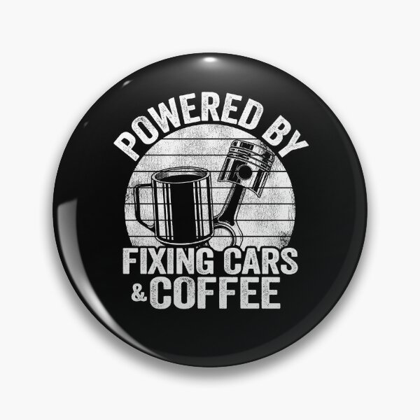 Item preview, Powered By Fixing Cars & Coffee Funny Mechanic designed and sold by Stronzi.