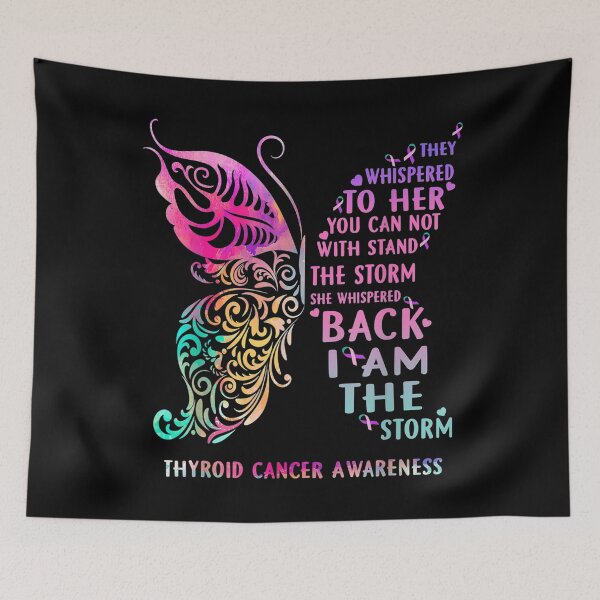 Item preview, They Wishpered To Her You Cannot Withstand the Storm, She Whispered Back I Am The Storm (Black) designed and sold by ThyroidFighter.