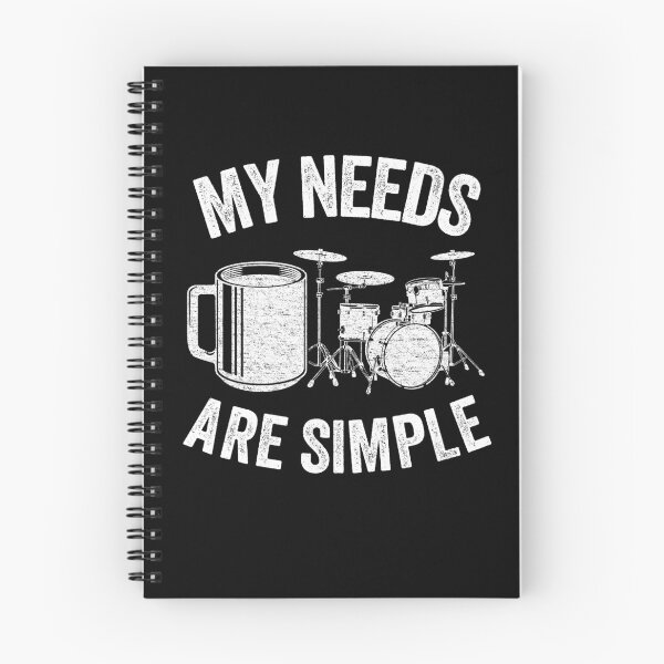 Item preview, My Needs Are Simple Coffee & Drums Drummer Gift Funny designed and sold by Stronzi.